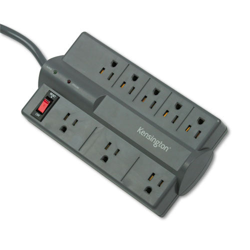 Image of Kensington® Guardian Premium Surge Protector, 8 AC Outlets, 6 ft Cord, 1,080 J, Gray