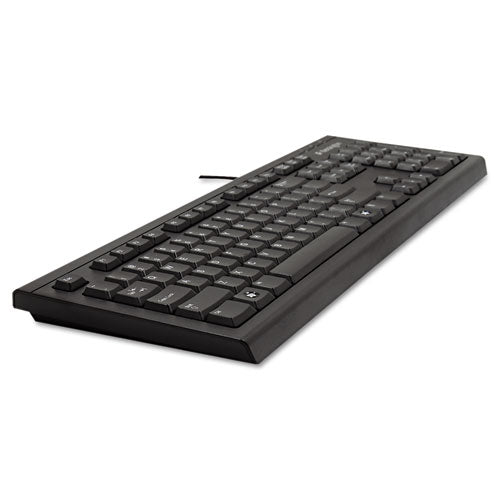 Image of Kensington® Keyboard For Life Slim Spill-Safe Keyboard, 104 Keys, Black