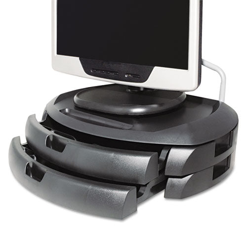 Image of Kantek Lcd Monitor Stand, 18" X 12.5" X 5", Black, Supports 35 Lbs