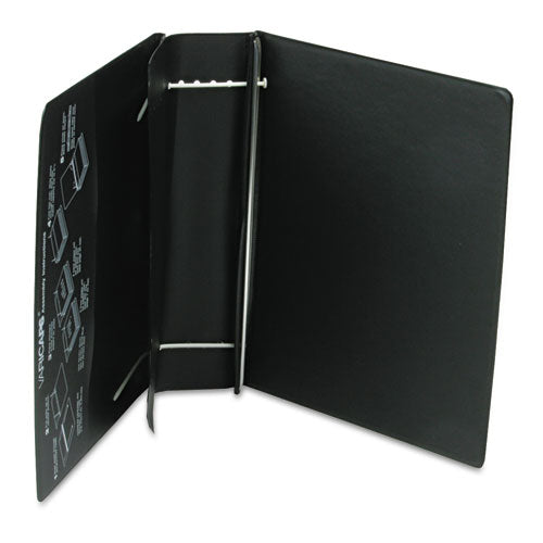 Image of Charles Leonard® Varicap Expandable Binder, 2 Posts, 6" Capacity, 11 X 8.5, Black
