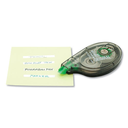 Image of Tombow® MONO Correction Tape, Gray/Clear Applicator, 0.17" x 394", White Tape, 10/Pack