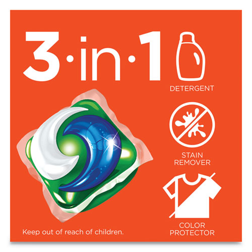 Image of Tide® Pods, HE Compatible, Laundry Detergent, Spring Meadow, 35/Pack, 4 Packs/Carton