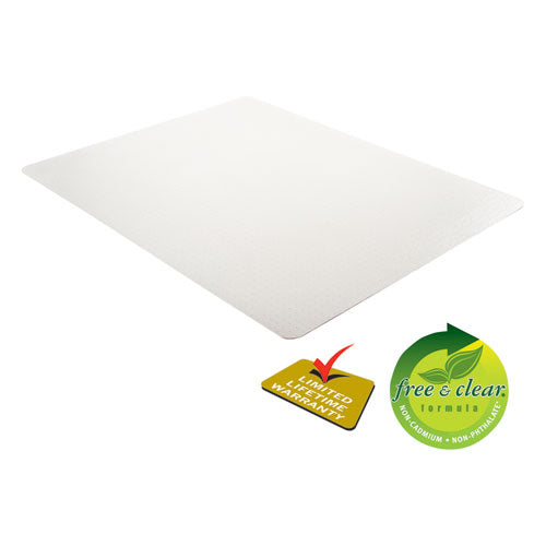 Image of deflecto® Economat Occasional Use Chair Mat, Low Pile Carpet, Roll, 46 X 60, Rectangle, Clear