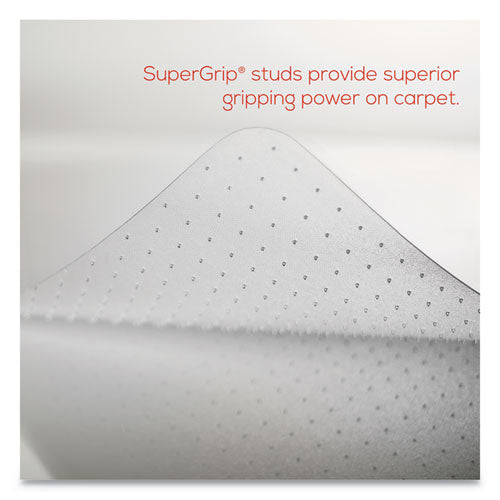 Image of deflecto® Economat Occasional Use Chair Mat, Low Pile Carpet, Roll, 46 X 60, Rectangle, Clear