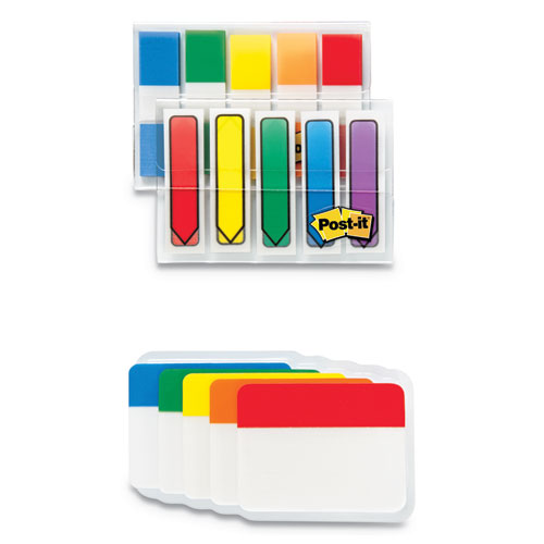 Image of Post-it® Flags And Tabs Combo Pack, Assorted Primary Colors, 230/pack