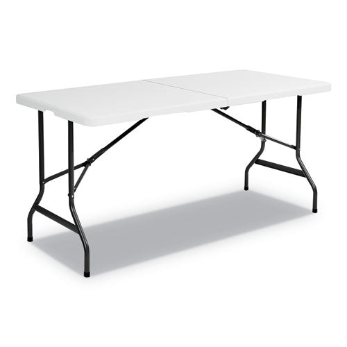 Image of Iceberg IndestrucTable Classic Bi-Folding Table, Rectangular, 60" x 30" x 29", Platinum