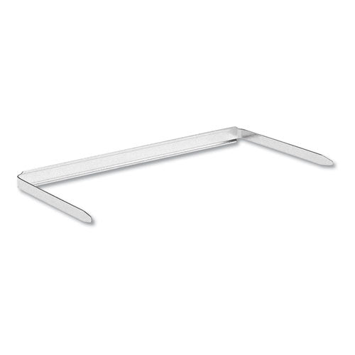 Image of ACCO Standard Two-Piece Two-Prong Paper Fastener Bases, 2" Capacity, 2.75" Center to Center, Silver, 100/Box