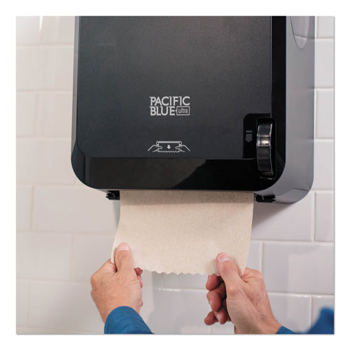 Image of Georgia Pacific® Professional Pacific Blue Ultra Paper Towel Dispenser, Mechanical, 12.9 X 9 X 16.8, Black
