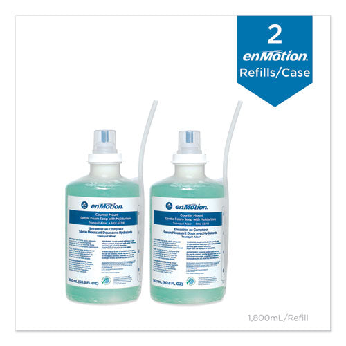 Image of Georgia Pacific® Professional GP enMotion Counter Mount Foam Soap Refill, Tranquil Aloe Scent, 1,800 mL, 2/Carton