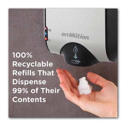 Image of Georgia Pacific® Professional Gp Enmotion High-Frequency-Use Foam Sanitizer Dispenser Refill, Fragrance-Free, 1,000 Ml, Fragrance-Free, 2/carton