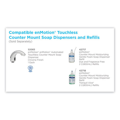Image of Georgia Pacific® Professional Gp Enmotion Counter Mount Foam Soap Refill, Fragrance-Free, 1,800 Ml, 2/carton