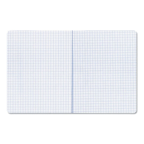 Image of Universal® Quad Rule Composition Book, Quadrille Rule (4 sq/in), Black Marble Cover, (100) 9.75 x 7.5 Sheets