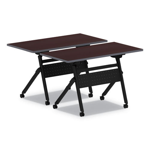 Image of Alera® Flip And Nest Table Base, 32.25w X 23.63d X 28.5h, Black