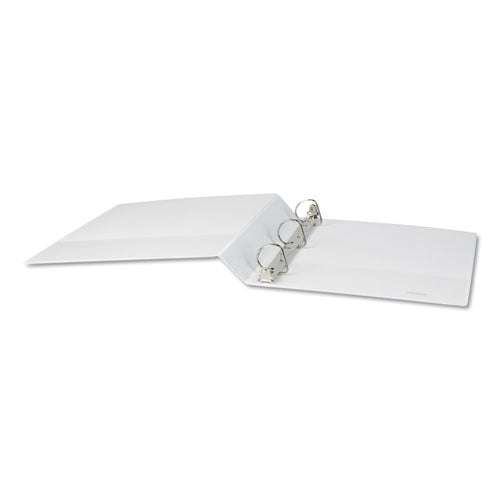 Image of Universal® Slant D-Ring View Binder, 3 Rings, 1.5" Capacity, 11 x 8.5, White