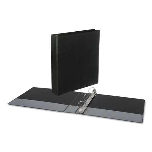 Image of Universal® Slant D-Ring View Binder, 3 Rings, 1.5" Capacity, 11 x 8.5, Black