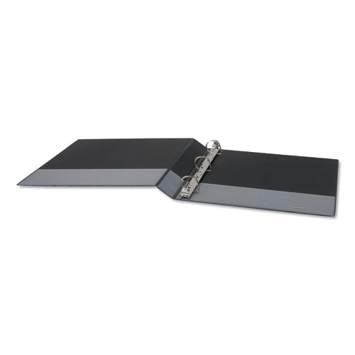 Image of Universal® Slant D-Ring View Binder, 3 Rings, 1" Capacity, 11 x 8.5, Black