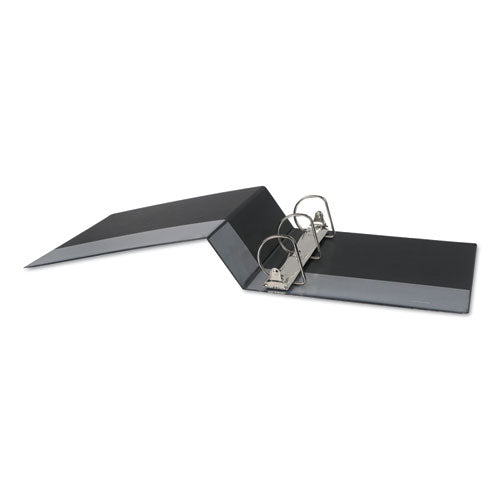 Image of Universal® Slant D-Ring View Binder, 3 Rings, 3" Capacity, 11 x 8.5, Black