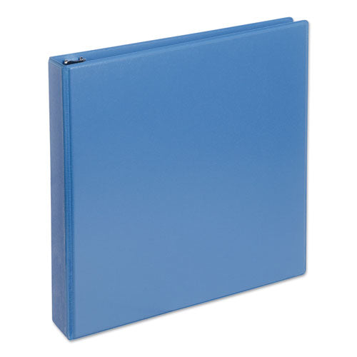 Image of Universal® Slant D-Ring View Binder, 3 Rings, 1.5" Capacity, 11 x 8.5, Light Blue
