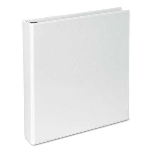 Image of Universal® Slant D-Ring View Binder, 3 Rings, 1.5" Capacity, 11 x 8.5, White
