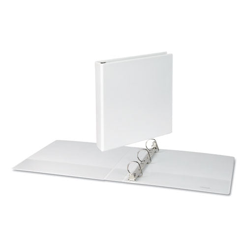 Image of Universal® Slant D-Ring View Binder, 3 Rings, 1.5" Capacity, 11 x 8.5, White
