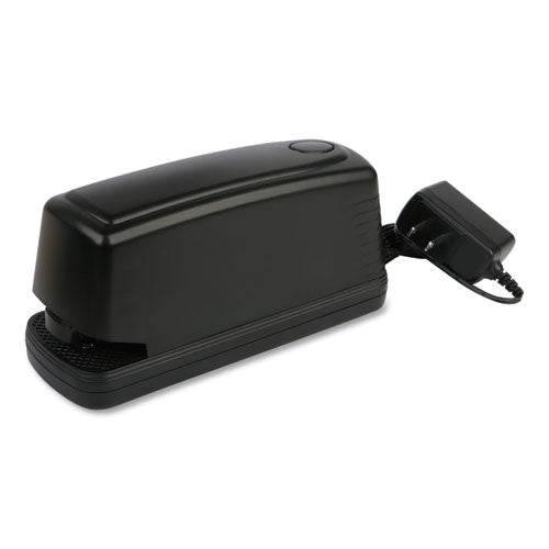 Image of Universal® Electric Stapler with Staple Channel Release Button, 20-Sheet Capacity, Black