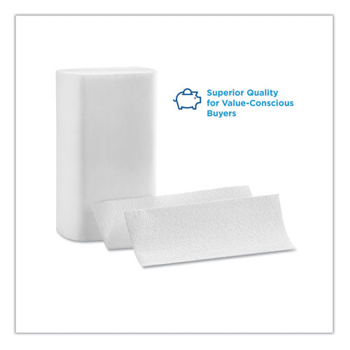 Image of Georgia Pacific® Professional Blue Select Multi-Fold 2 Ply Paper Towel, 9.2 x 9.4, White, 125/Pack, 16 Packs/Carton