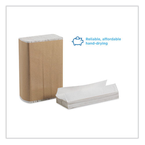Image of Georgia Pacific® Professional Pacific Blue Basic C-Fold Paper Towels, 1-Ply, 10.1 x 13.2, White, 240/Pack, 10 Packs/Carton