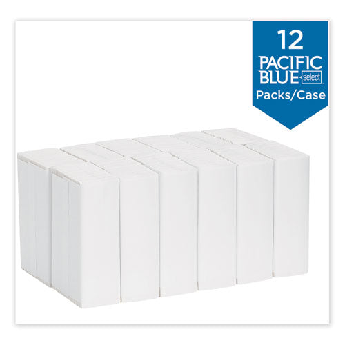 Image of Georgia Pacific® Professional Pacific Blue Select C-Fold Paper Towels, 2-Ply, 10.1 x 12.7, White, 120/Pack, 12 Packs/Carton
