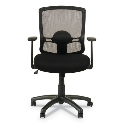 Image of Alera® Alera Etros Series Mesh Mid-Back Chair, Supports Up To 275 Lb, 18.03" To 21.96" Seat Height, Black