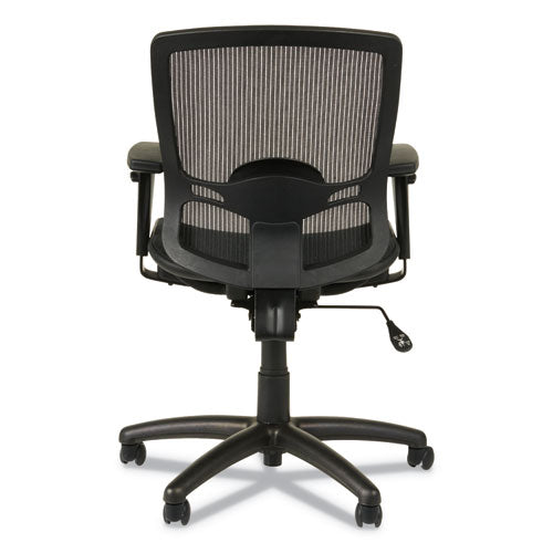 Image of Alera® Alera Etros Series Suspension Mesh Mid-Back Synchro Tilt Chair, Supports Up To 275 Lb, 15.74" To 19.68" Seat Height, Black