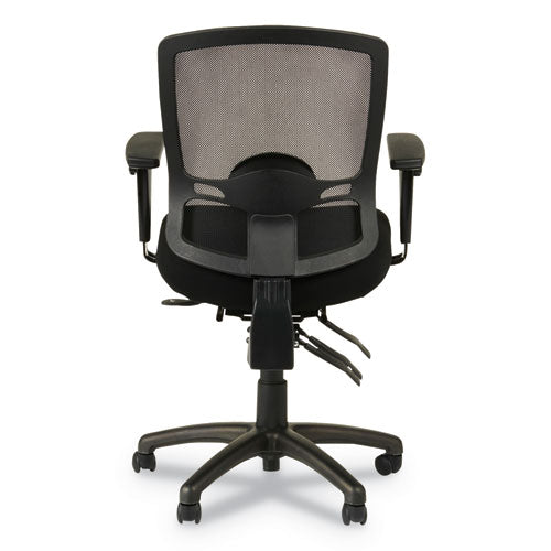 Image of Alera® Alera Etros Series Mesh Mid-Back Petite Multifunction Chair, Supports Up To 275 Lb, 17.16" To 20.86" Seat Height, Black