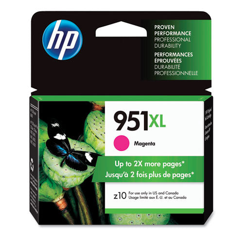 Image of HP HP 951xl, (cn047an) High-Yield Magenta Original Ink Cartridge