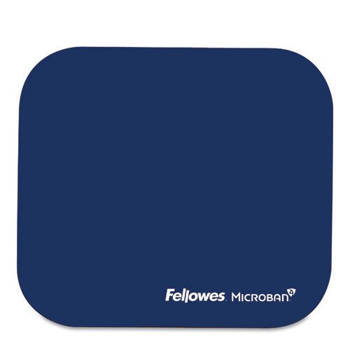 Image of Fellowes® Mouse Pad with Microban Protection, 9 x 8, Navy