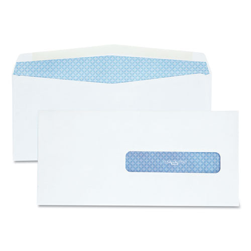 Image of Quality Park Security Tinted Insurance Claim Form Envelope, Address Window, Commercial Flap, Gummed Closure, 4.5 x 9.5, White, 500/Box