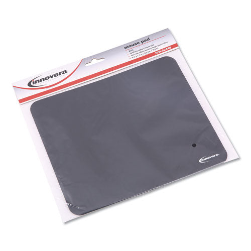 Image of Innovera® Mouse Pad, 9 x 7.5, Black