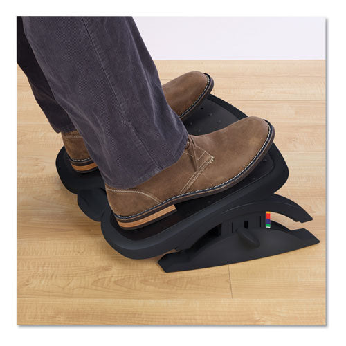 Image of Kensington® Solemate Plus Adjustable Footrest With Smartfit System, 21.9w X 3.7d X 14.2h, Black