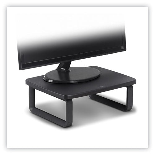 Image of Kensington® Smartfit Monitor Stand Plus, 16.2" X 2.2" X 3" To 6", Black, Supports 80 Lbs