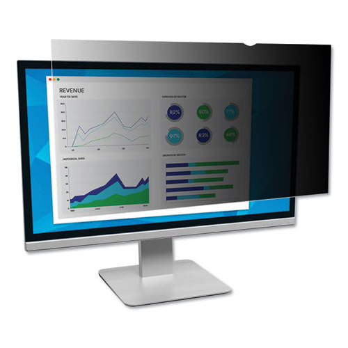 Image of 3M Frameless Blackout Privacy Filter for 19.5" Widescreen Flat Panel Monitor, 16:9 Aspect Ratio