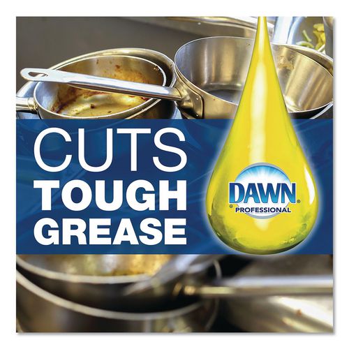 Image of Dawn® Professional Manual Pot/pan Dish Detergent, Lemon, 38 Oz Bottle, 8/carton