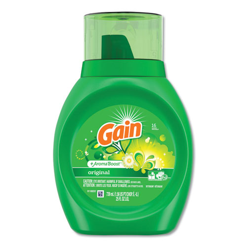 Image of Gain® Liquid Laundry Detergent, Original Fresh, 25 Oz Bottle, 6/carton