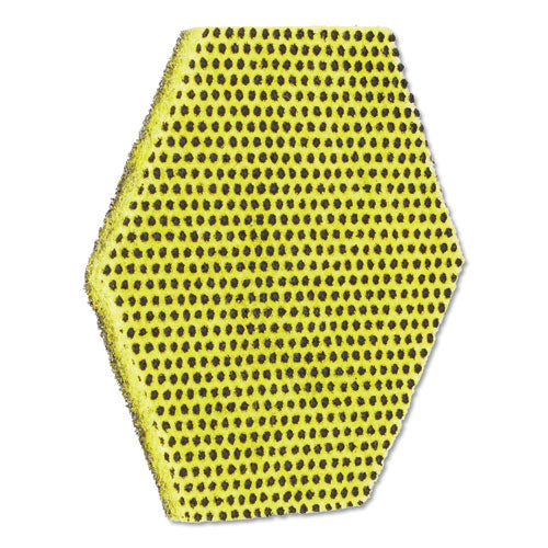 Image of Scotch-Brite Dual Purpose Scour Pad, 5 x 5.75, Green/Yellow, 15/Carton