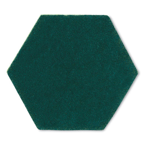 Image of Scotch-Brite Dual Purpose Scour Pad, 5 x 5.75, Green/Yellow, 15/Carton