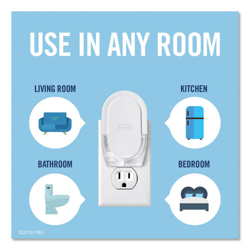 Image of Febreze® Plug Air Freshener Refills, Gain Original, 0.87 Oz