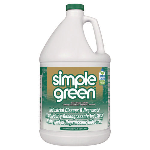 Image of Simple Green® Industrial Cleaner And Degreaser, Concentrated, 1 Gal Bottle, 6/carton
