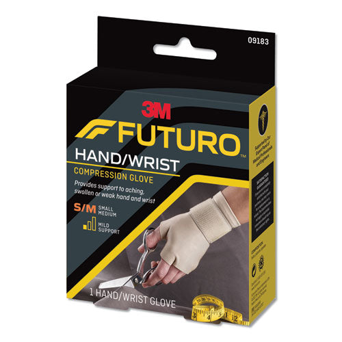 Image of FUTURO Energizing Support Glove, Small/Medium, Fits Palm Size 6.5" - 8.0", Tan