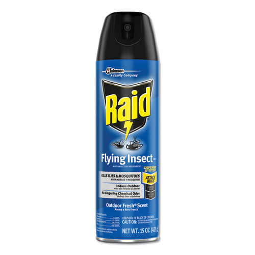 Image of Raid® Flying Insect Killer, 15 oz Aerosol Spray, 12/Carton