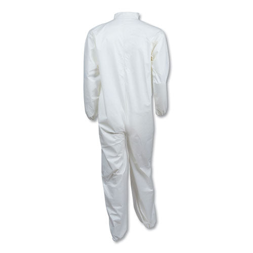 Image of KleenGuard A40 Elastic-Cuff And Ankles Coveralls, 4x-Large, White, 25/carton