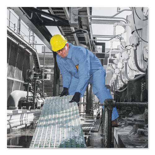 Image of KleenGuard A20 Coveralls, MICROFORCE Barrier SMS Fabric, X-Large, Blue, 24/Carton