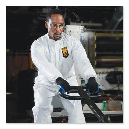 Image of KleenGuard A40 Elastic-Cuff and Ankles Coveralls, White, Large, 25/Carton