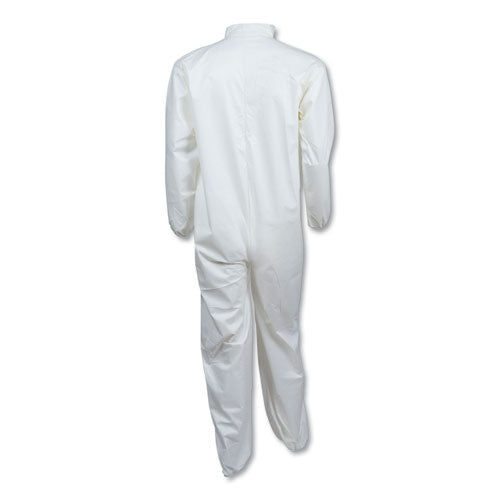 Image of KleenGuard A40 Elastic-Cuff And Ankles Coveralls, 3x-Large, White, 25/carton